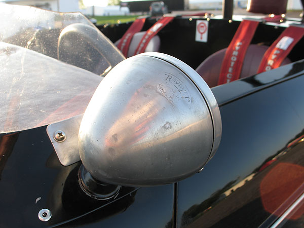 Raydyot (Made in England) aluminum side view mirror.