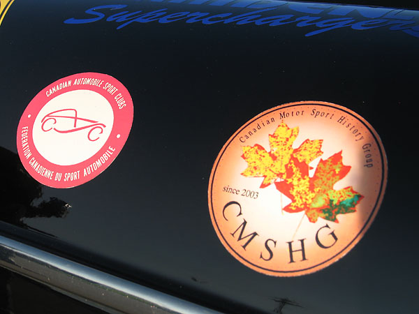 CMSHG: Canadian Motor Sport History Group (since 2003) sticker.