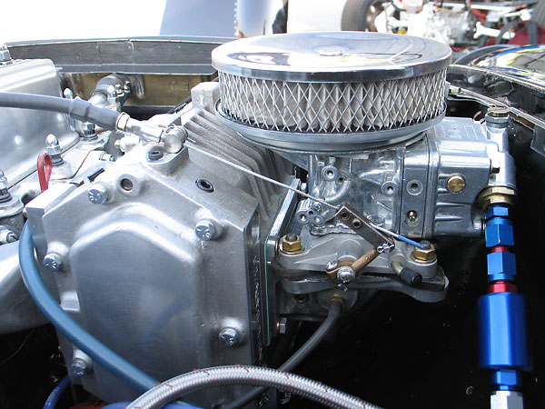 Holley model 2300 (500cfm) two barrel carburetor.