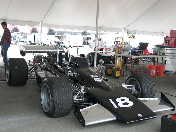 Back in the Formula 5000 paddock.