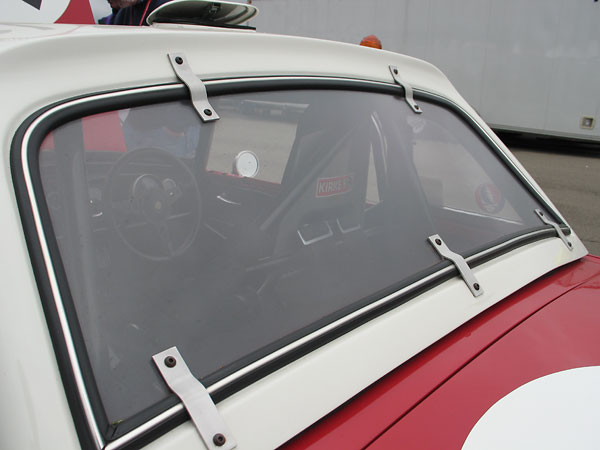 Polycarbonate rear window.