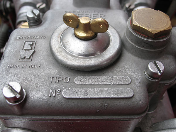 Weber 45DCOE carburetor.