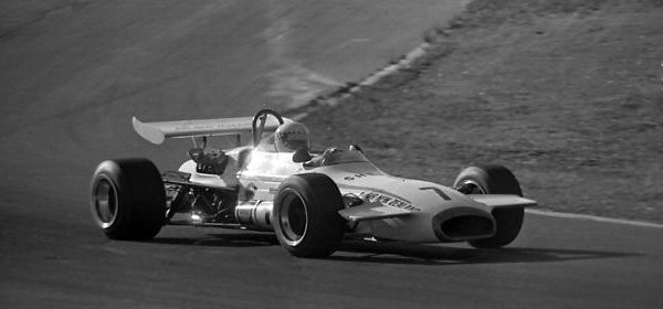 Graeme Lawrence in route to a second place finish in the Angus & Coote Diamond Trophy race at Oran Park