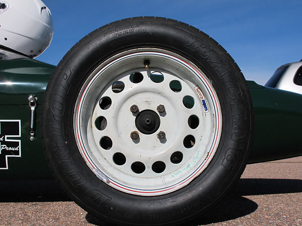 Weber Racing steel wheels.