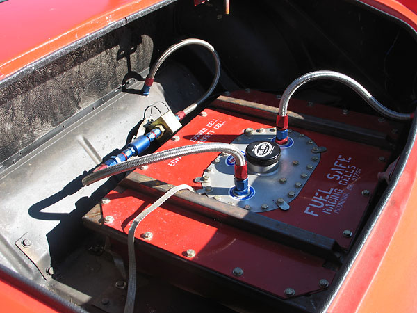 Fuel Safe 8 gallon Enduro fuel cell. Facet electric fuel pump.