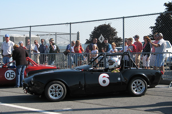 Pat Ryan's Triumph Spitfire Racecar, Number 6