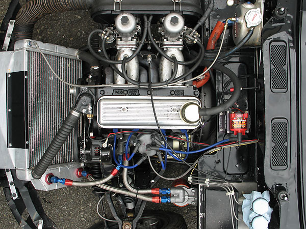 Nominally 1296cc Triumph four cylinder engine.
