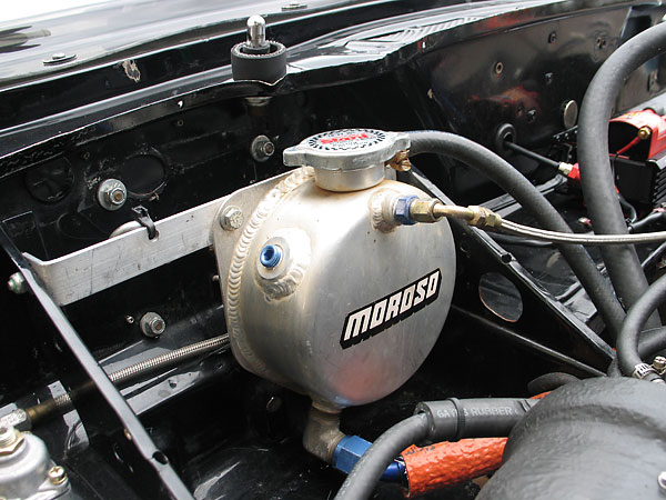 Moroso aluminum coolant header tank.