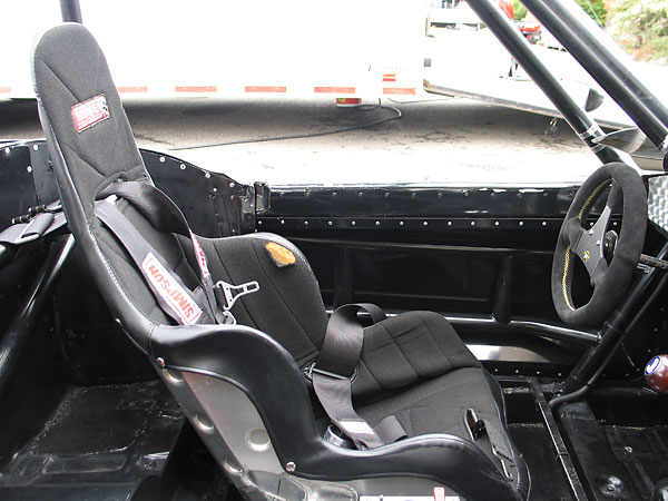 Kirkey aluminum racing seat.