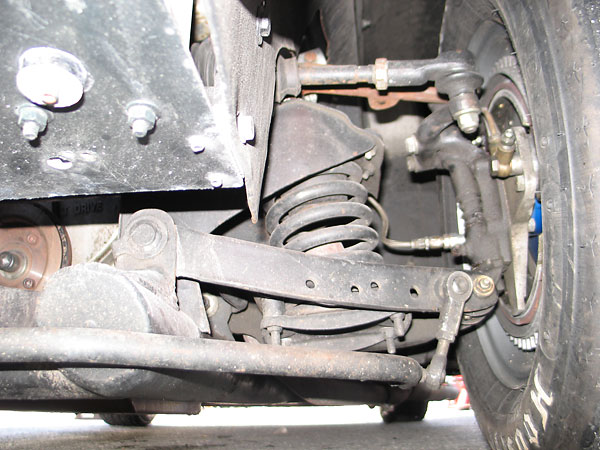 Through Mk1 production, Turner front suspension's were built around Austin A35 parts.