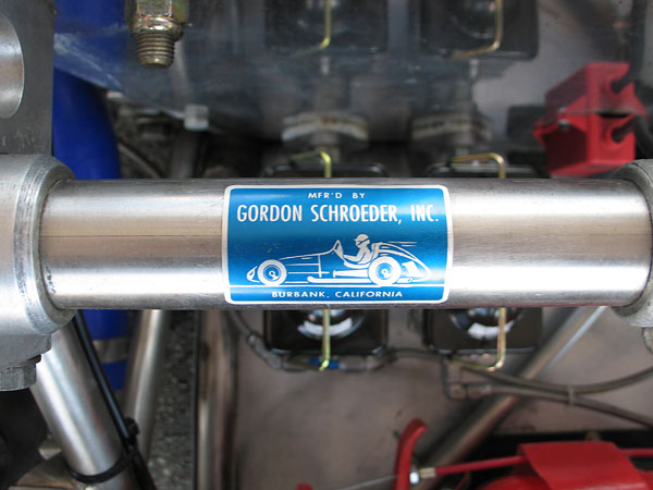 Gordon Schroeder (Schroeder Racing Products) steering rack.