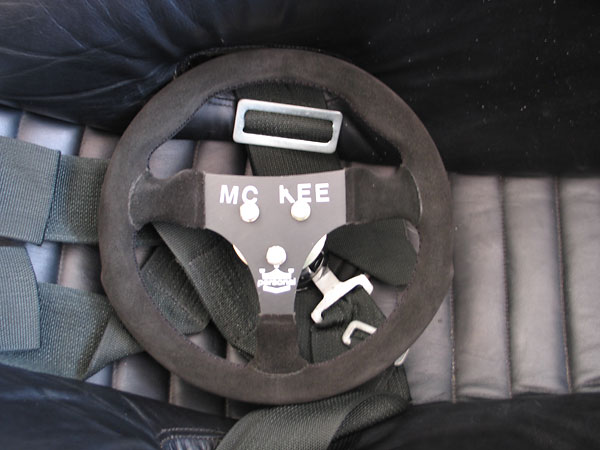 Personal steering wheel with Sweet Manufacturing quick release hub.