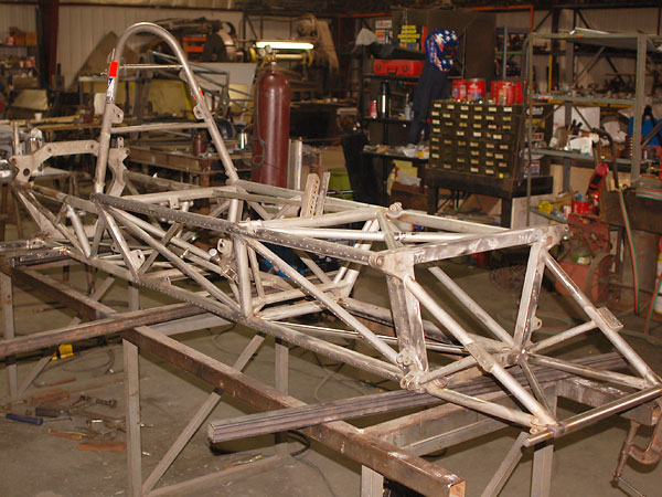 McKee Mk8 and Mk12 spaceframes were constructed of Grade 304 stainless steel.