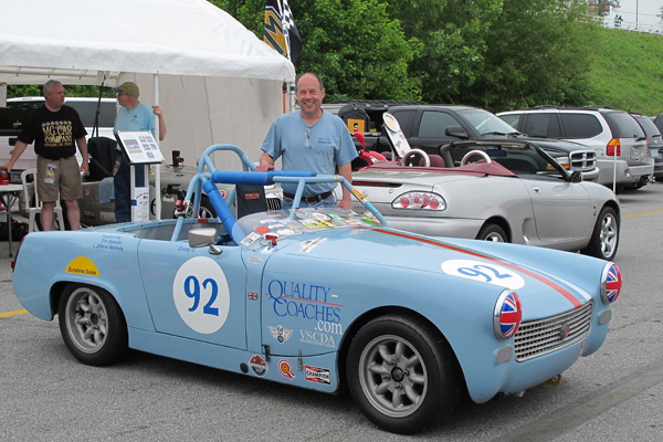 Randy Byboth's 1964 Austin Healey Sprite, Number 92