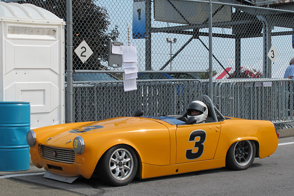 Rick Haynes' 1965 MG Midget Vintage Racecar, Number 3