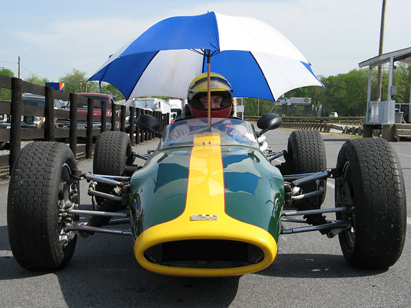 Bob Romanansky prepares to contest the Jefferson 500 at Summit Point.