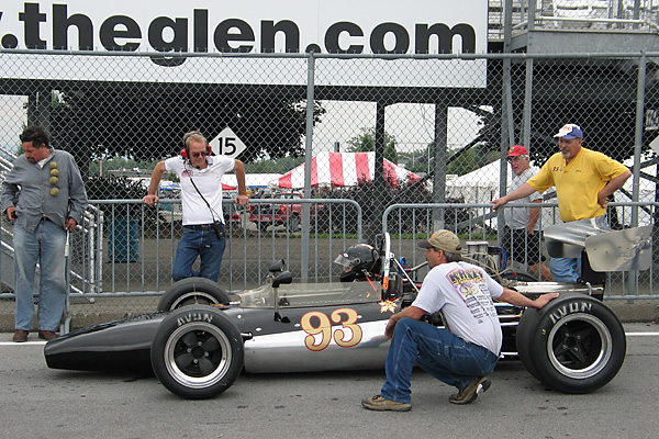 Ron Goldleaf's WRE Shadow Formula 5000 Racecar, Number 93