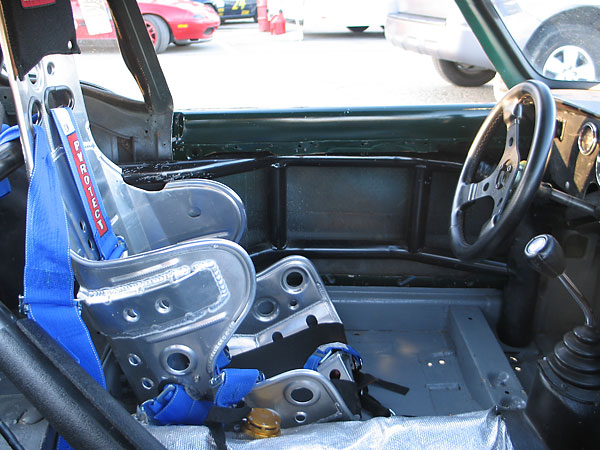 Kirkey aluminum racing seat.