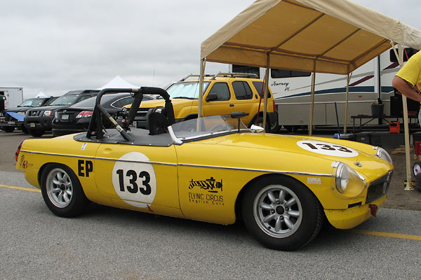 Simon Briggs' 1972 MGB Race Car, Number 133