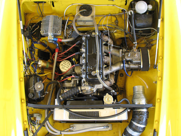 BMC B-series 18GK 1.8L engine rebuilt with 0.040 oversize bores (1847cc).