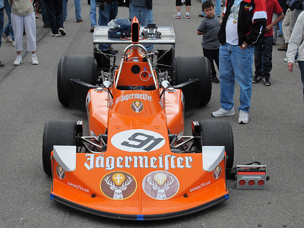 Jaegermeister livery appeared on 741-1 for the 1974 German Grand Prix.