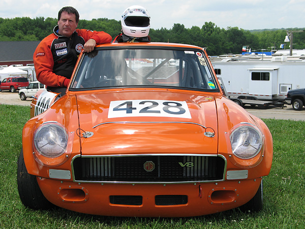 Storm Field's factory MGB GT V8 Race Car, Number 428