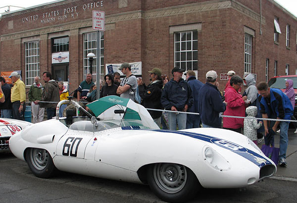 Syd Silverman's Costinbodied Lister Jaguar Race Car BHL123 