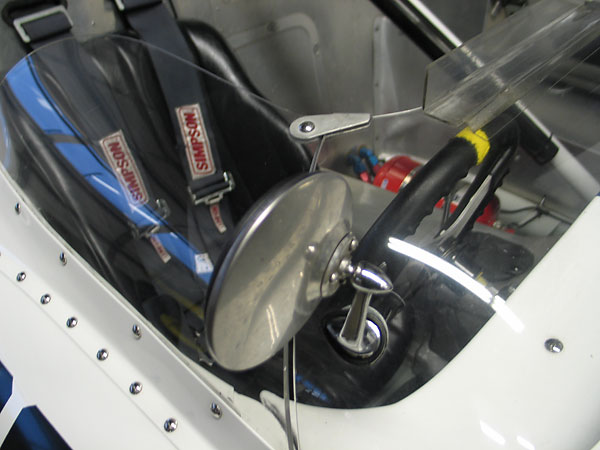 The easiest way to service the differential and rear suspension is through access panels behind the seat.