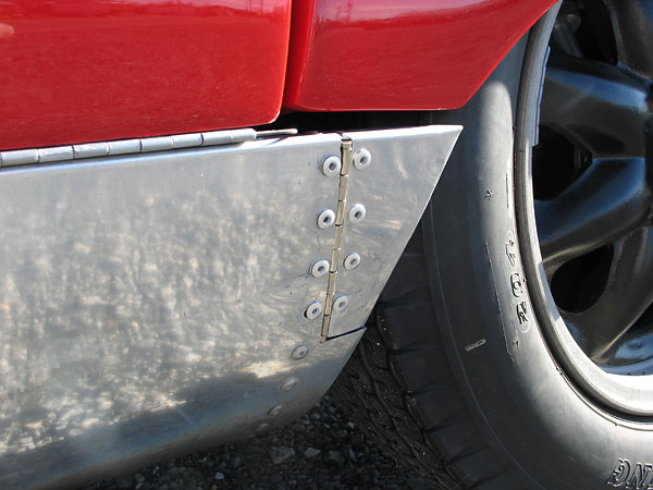 These quirky little hinged doors make rear tire changes a little more convenient.