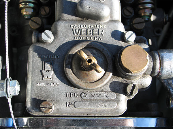 Carburatore WEBER Bologna, Brevettato Made in Italy, Tipo: 40 DCOE 18, No. 4E