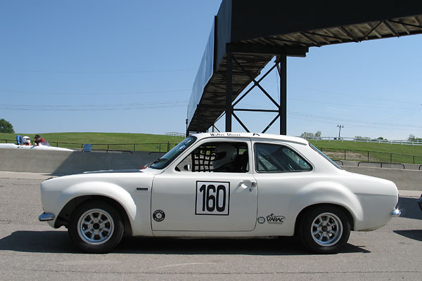 Walter Davies' 1971 Ford Escort RS1600 Racecar, Number 160