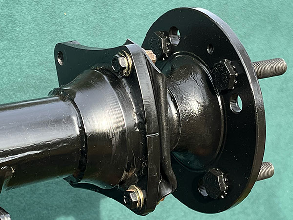 Mounting brackets designed to suit Miata calipers.