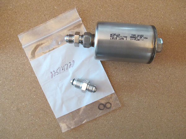 AC Delco steel fuel filter type GF652, part number 25171792